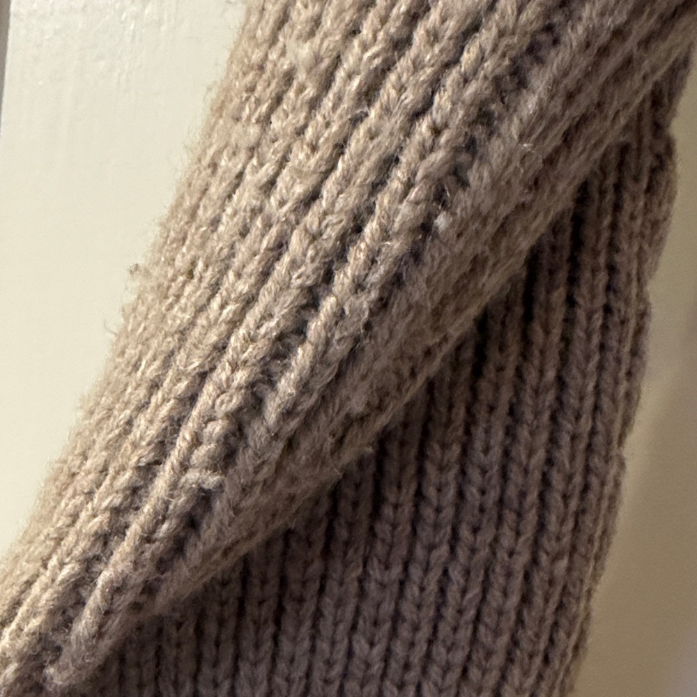 The Normal Brand Tan Cable Knit Cardigan - Picture 8 of 8